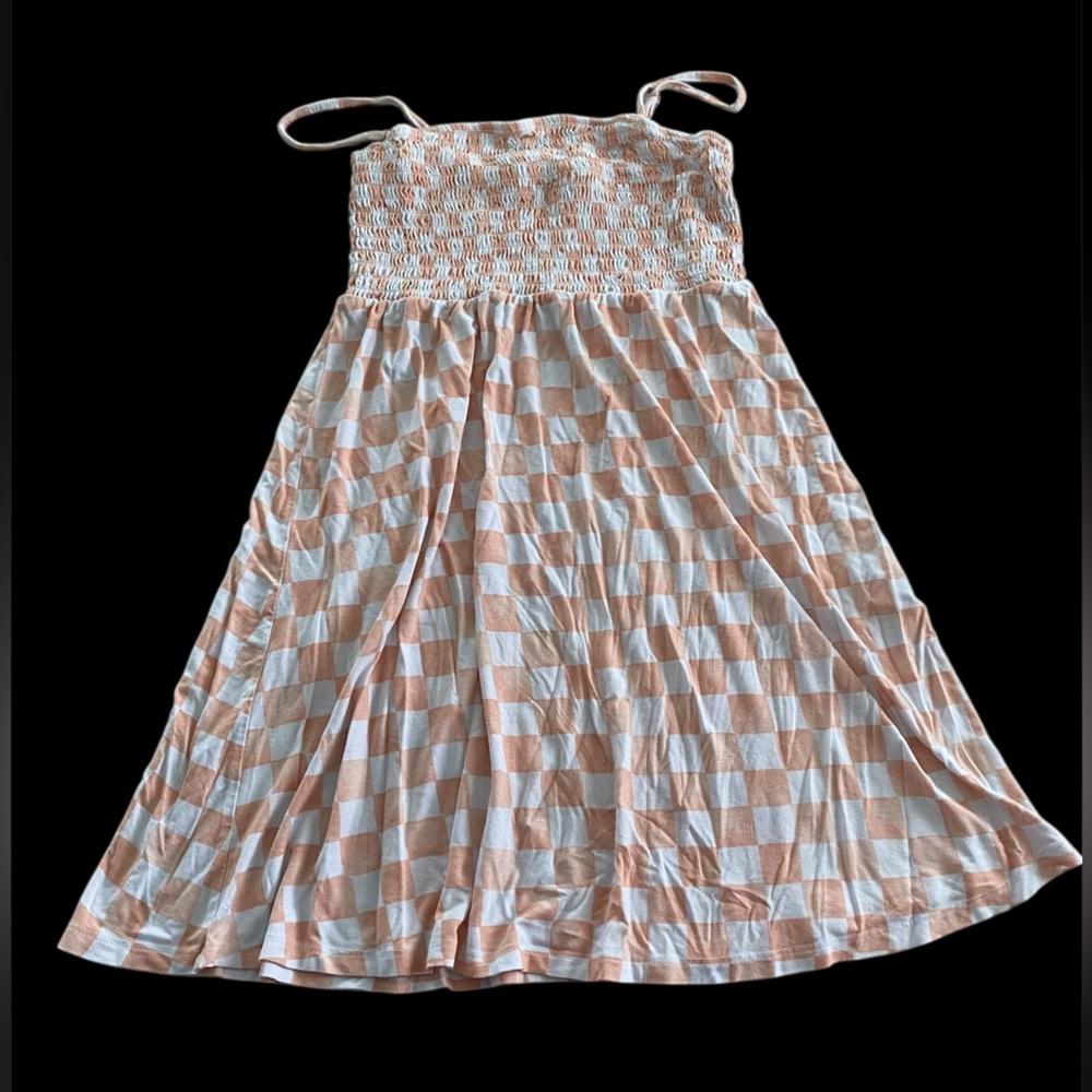 Forever 21 Pink and White checkered mini dress
